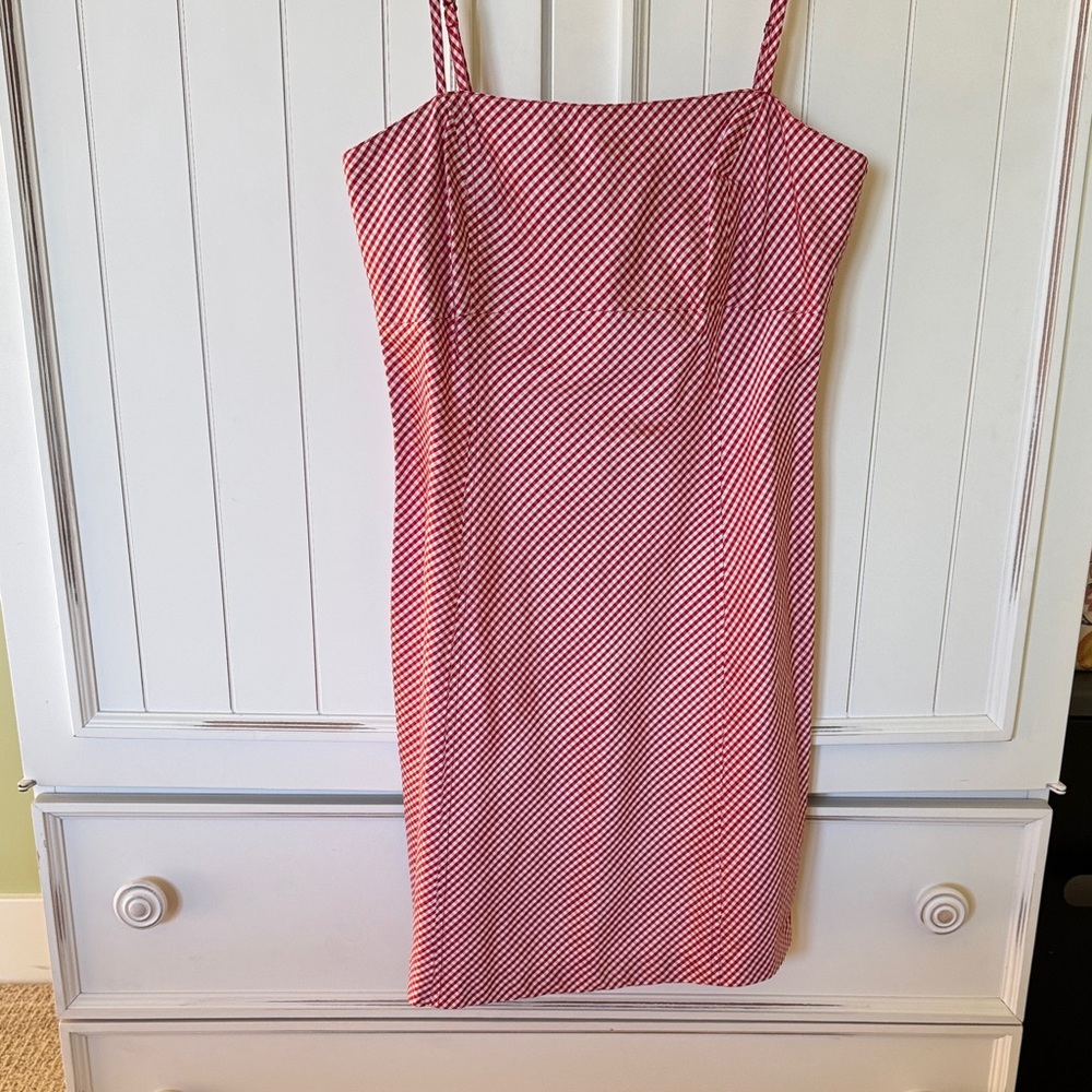 Elegant Red Gingham Ralph Lauren Dress size 6